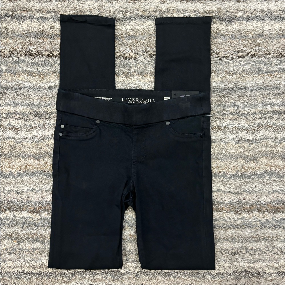 Liverpool Mid Rise Pull-On Skinny Jeans Sz 2/26L NWT | Liverpool Skinny Jeans- - Picture 3 of 13